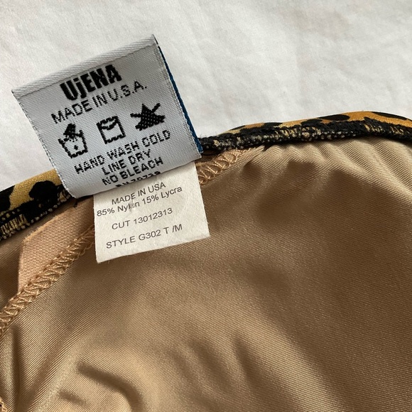 UjENA Brown and Black Bikini Halter Top - Picture 6 of 6